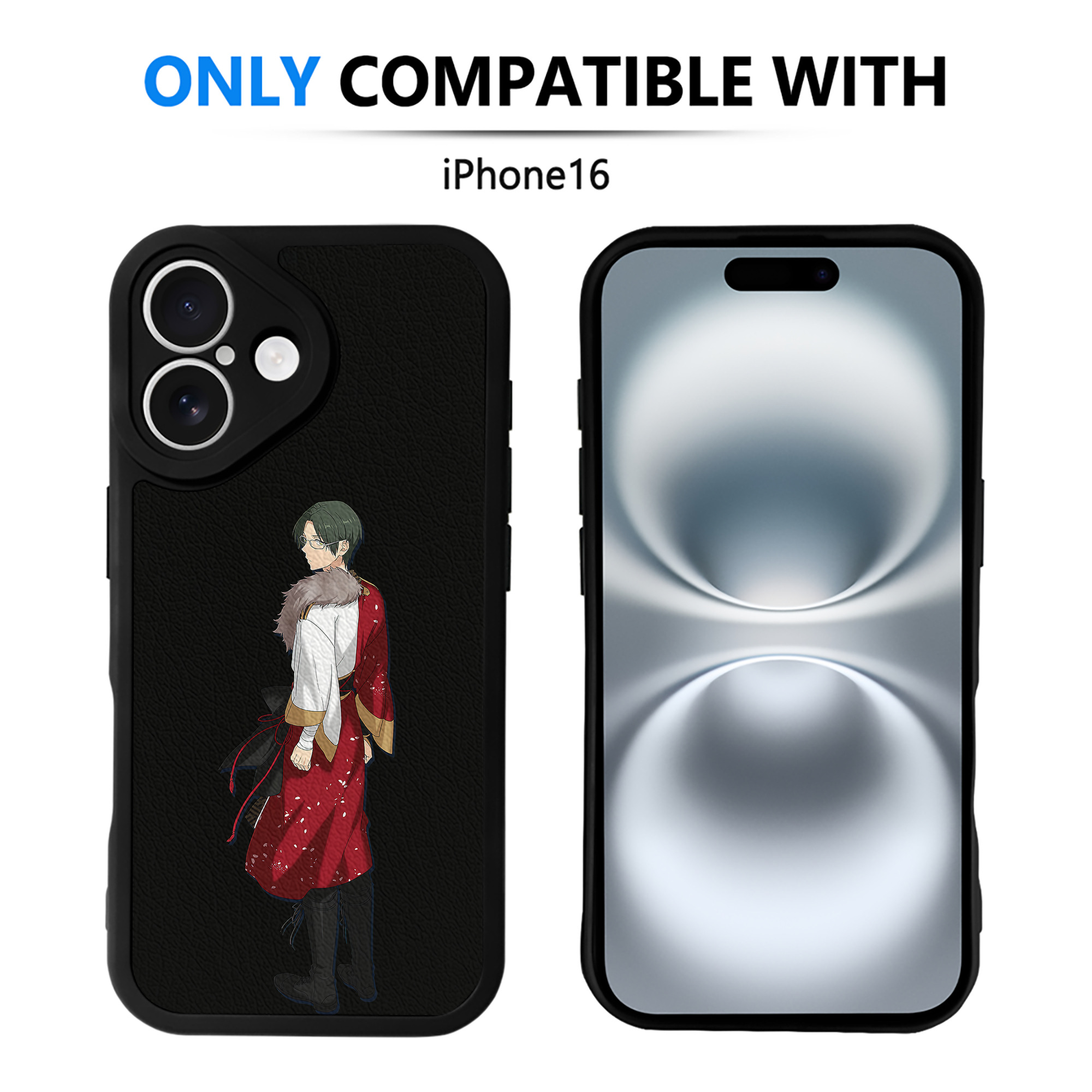 （画像用） あんさんぶるスターズ! Ensemble Stars 【iPhone 16シリーズ対応】シリコンスマホケース（レザー調） 材質：シリコン